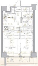 ＤＩＰＳ北千住の物件間取画像